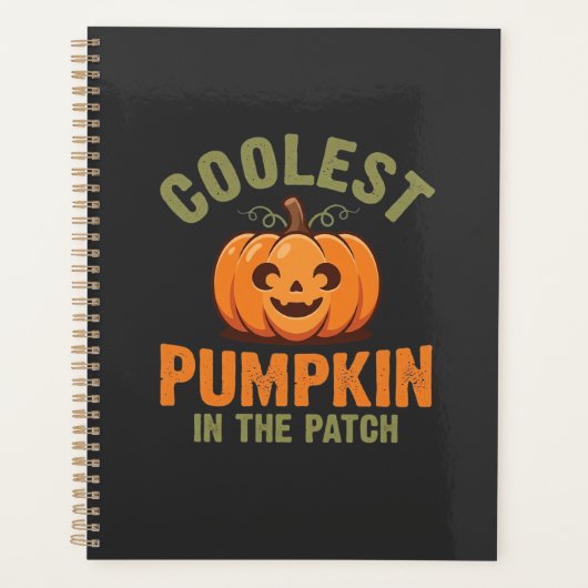 Coolste Pompoen In De Patch Halloween-ontwerp Planner (Voorkant)