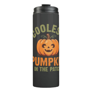 Coolste Pompoen In De Patch Halloween-ontwerp Thermosbeker