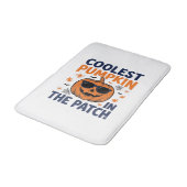 Coolste Pompoen in de Patch Halloween Shirt_1 Badmat (Gekanteld)