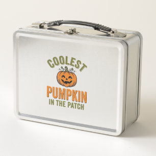 Coolste Pompoen in de Patch Vintage Halloween Des
