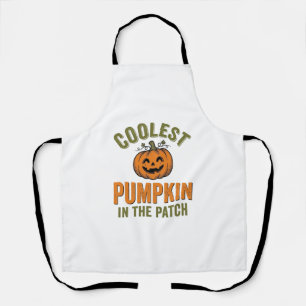 Coolste Pompoen in de Patch Vintage Halloween Des Schort