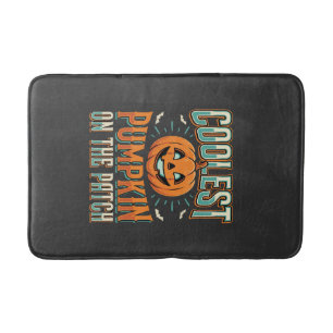 Coolste Pompoen Op Het Perceel Halloween Ontwerp_1 Badmat
