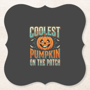 Coolste Pompoen Op Het Perceel Halloween Ontwerp_1 Kartonnen Onderzetters