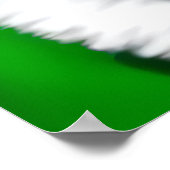 Coolste Santa Hond in de stad | AI Art Poster (Hoek)