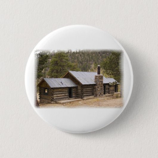 Coon Creek Cabin Ronde Button 5,7 Cm (Voorkant)
