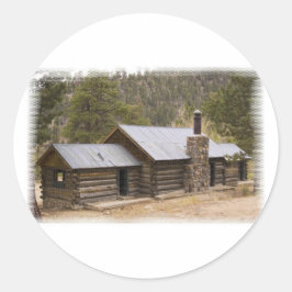 Coon Creek Cabin Ronde Sticker