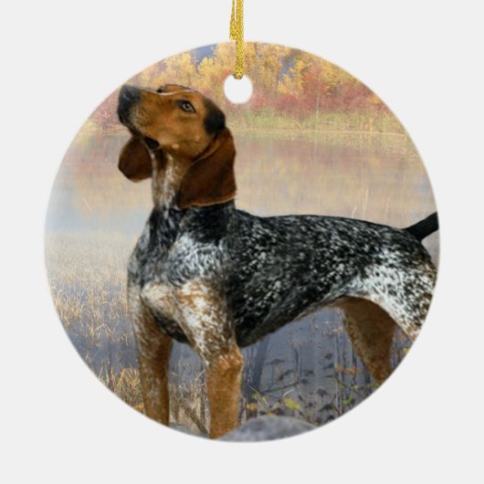 Coon Dog Ornament (Achterkant)