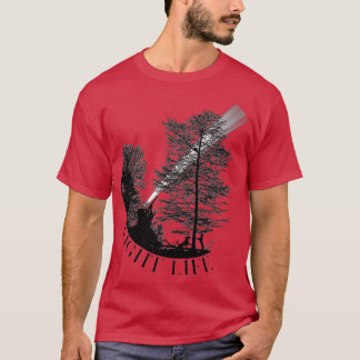 Coon Hunting Night Life Treed Life Raccoon Hunte T-shirt