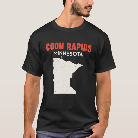 Coon Rapids Minnesota VS Amerika Reis Minnesota T-shirt (Voorkant)