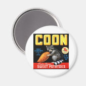 Coon zoete aardappelen magneet (Voorkant / Achterkant)