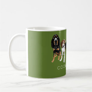 Coonhound Dad moss Koffiemok