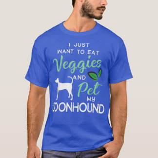 Coonhound Funny Vegan Hondenliefhebber Eigenaar Xm T-shirt