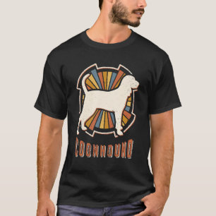 Coonhound Klassieke Retro Dog Love T-shirt