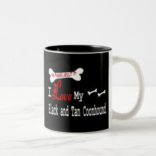 Coonhound Noir Et Tan (I Love) Mug