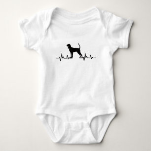 Coonhoundhartslag Romper