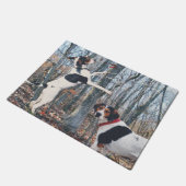 Coonhounds de marcheur de Treeing dans le tapis de (Incliné)