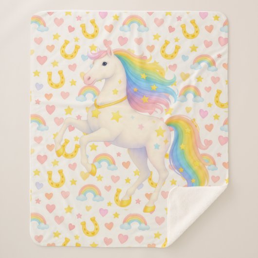 Cooper & Cody Best-Friend Horses Fleece Throw  (Voorkant)