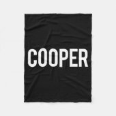 Cooper - Cool New Funny Name Fan Gift Tee  Fleece Deken (Voorkant)