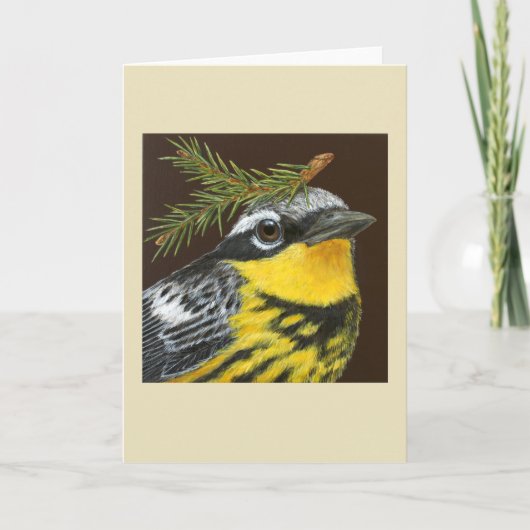 Cooper de magnolia warbler kaart (Voorkant)