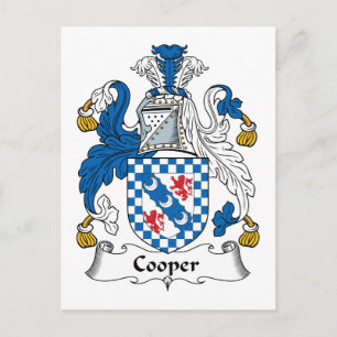 Cooper Family Crest Briefkaart