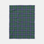 Cooper Family Tartan Pset Pattern Fleece Deken (Voorkant)
