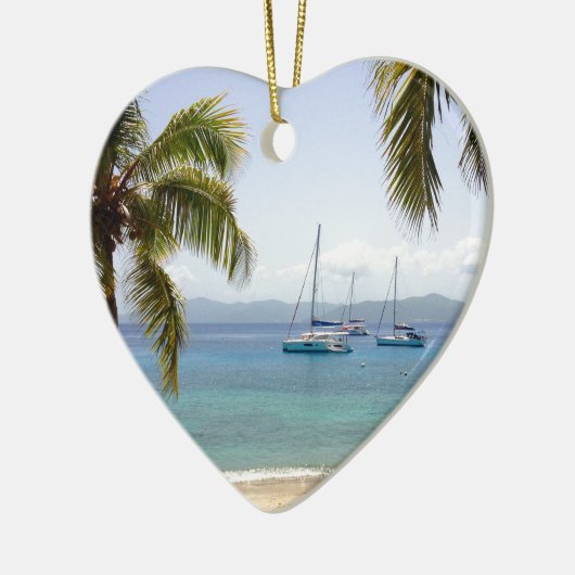 Cooper Island Britse Maagdeneilanden Keramisch Ornament (Links)