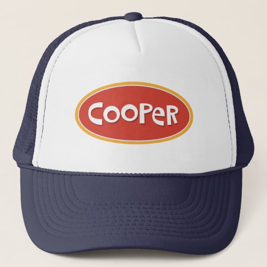 Cooper persoonlijk trucker pet (Voorkant)
