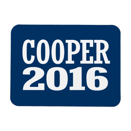 Cooper - Roy Cooper 2016 Magneet (Horizontaal)