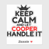 COOPER STICKER (Vel)