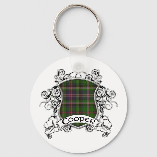 Cooper Tartan Shield Sleutelhanger (Voorkant)