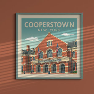 coöperatieve vennootschap New York Poster