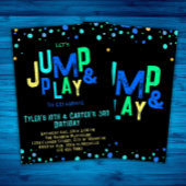 Coopérative Trampoline Invitation Anniversaire