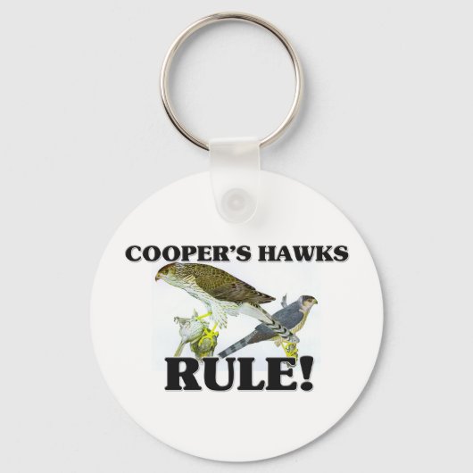 COOPER'S HAWKS Rule! Sleutelhanger (Voorkant)
