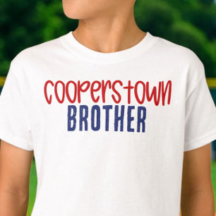 Cooperstown Brother Bro honkbaltoernooi T-shirt