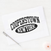 Cooperstown New York Rechthoekige Sticker (Envelop)