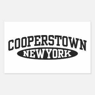 Cooperstown New York Rechthoekige Sticker