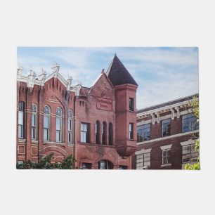 Cooperstown NY - Eerste gebouw van de Nationale Ba Deurmat