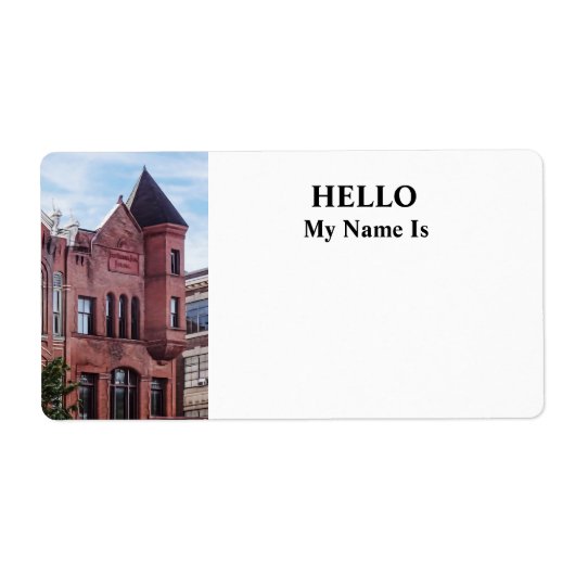 Cooperstown NY - Eerste gebouw van de Nationale Ba Etiket (Voorkant)