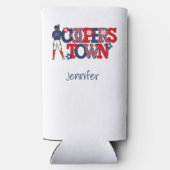 Cooperstown Patriotic Letters Baseball Ouder Blauw (Achterkant)
