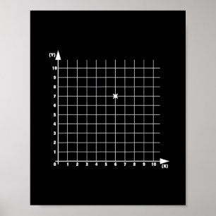 Coördinaat Zes Zeven Nummer Gen Alpha Slang 6 7 Tr Poster
