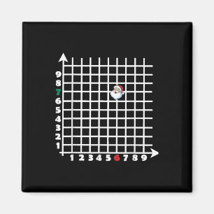 Coördinaat Zes Zeven Trendy 6 7endy Retro Groovy 6 Magneet