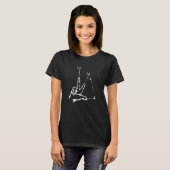 Coördinaatsysteem Cnc-programmeermachine Mechani T-shirt (Voorkant volledig)