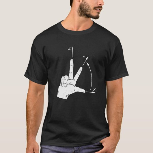 Coördinaatsysteem Cnc-programmeur snijmachine O T-shirt (Voorkant)
