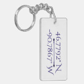 Coordinated Madeline Island Key Ring Sleutelhanger (Voorkant Links)