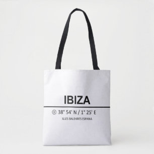 Coördinaten Ibiza Draagtas
