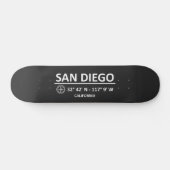 Coördinaten San Diego Skateboard (Horizontaal)