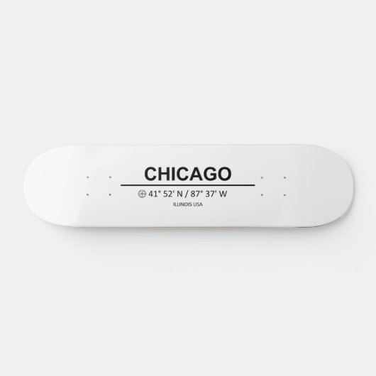 Coordinates Chicago Skateboard (Horizontaal)