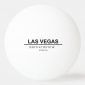 Coordinates Las Vegas Pingpongballen (Achterkant)