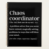Coordinateur Chaos drôle de définition (Devant)