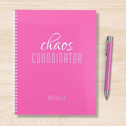 Coordinateur Chaos Nom personnel rose
